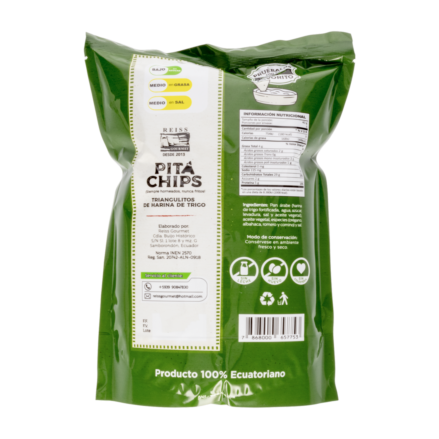 Chips Con Orégano 120 G PITA CHIPS