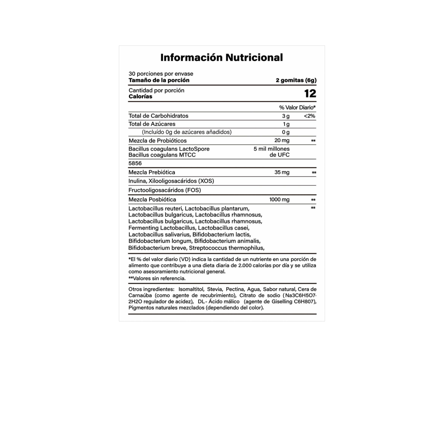 Vitaminas Probiótico GOODY VITAMINS 60 Comprimidos