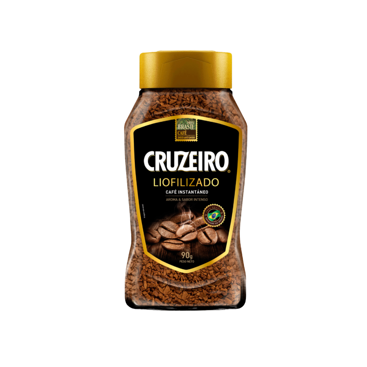 Café Instantáneo Liofilizado Aroma Y Sabor Intenso CRUZEIRO 90 G