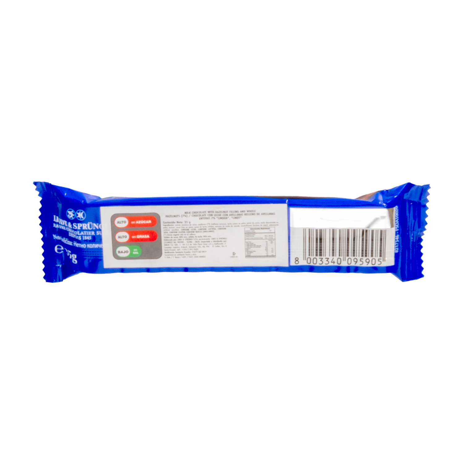 Chocolate Nocciolate LINDT 35 G