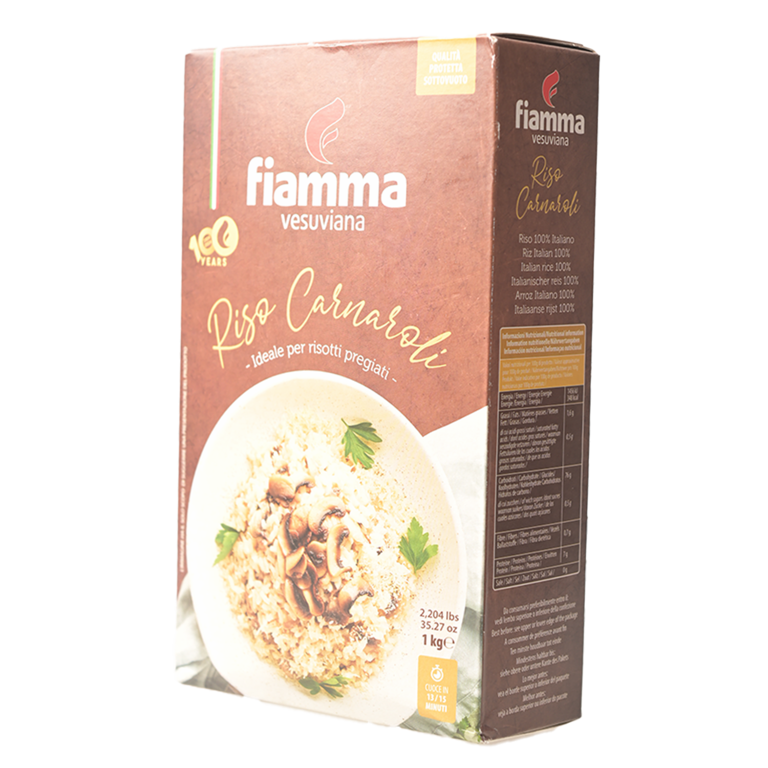 Arroz Riso Carnaroli FIAMMA VESUVIANA 1000 G