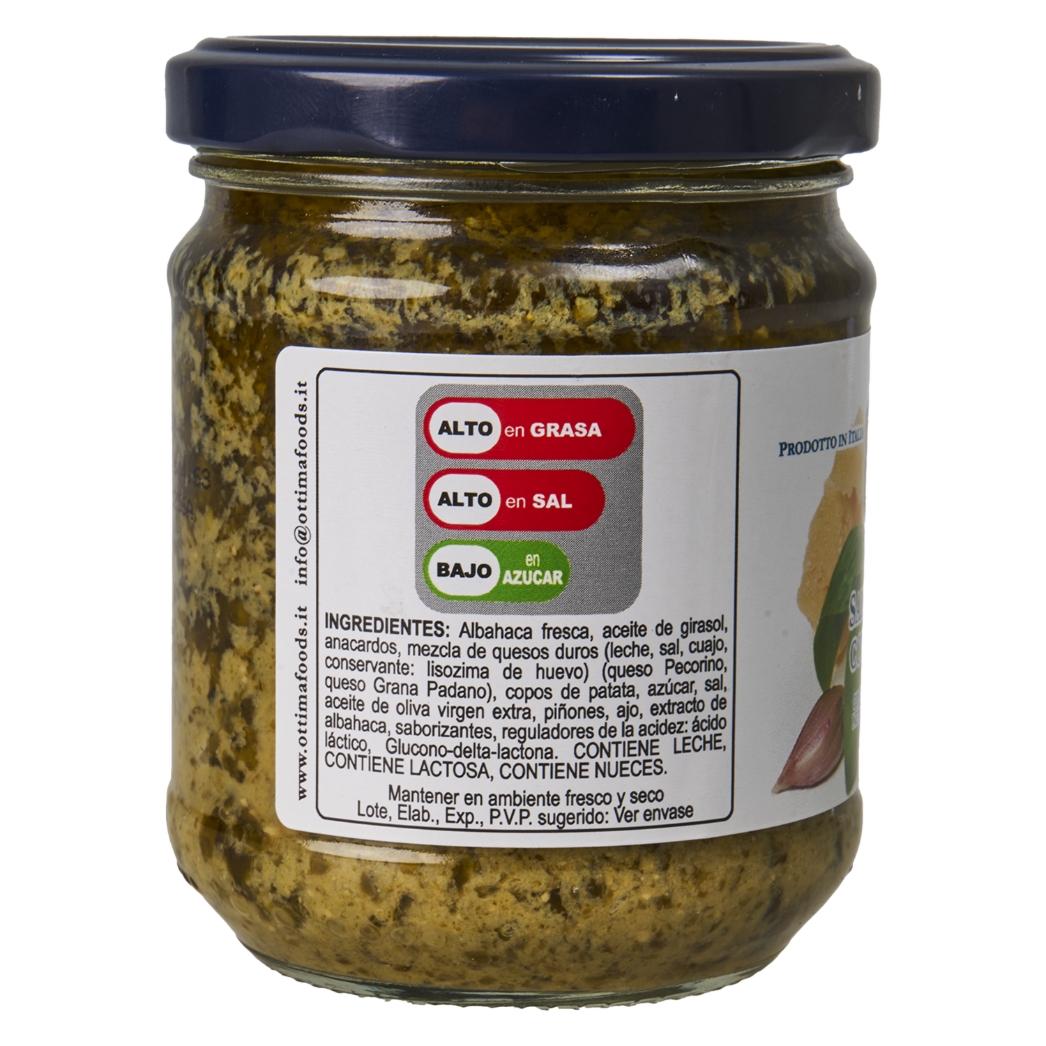 Salsa Para Pasta Al Pesto OTTIMA 180 G