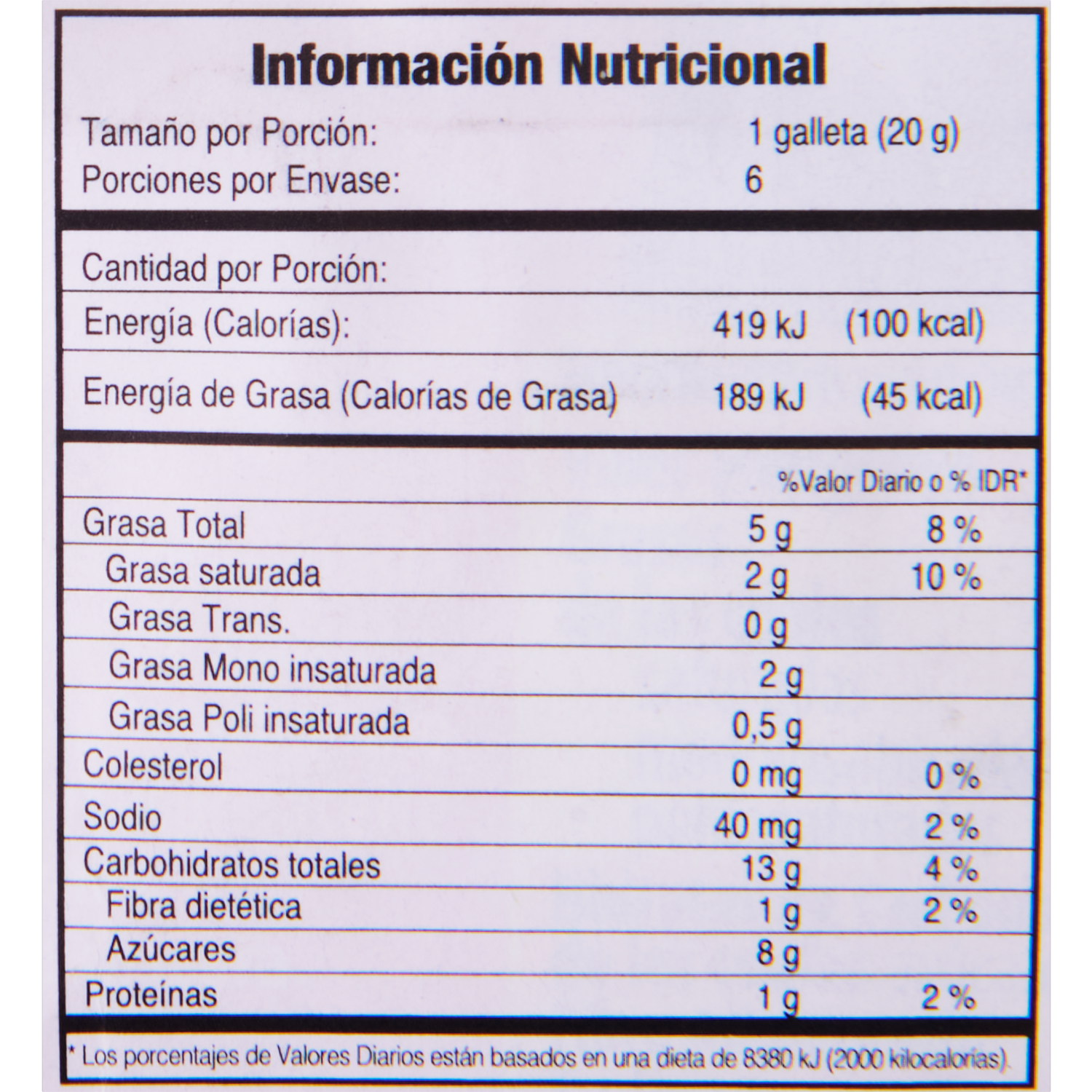 Galletas Dulces De Chocolate Negro NOCILLA 120 G