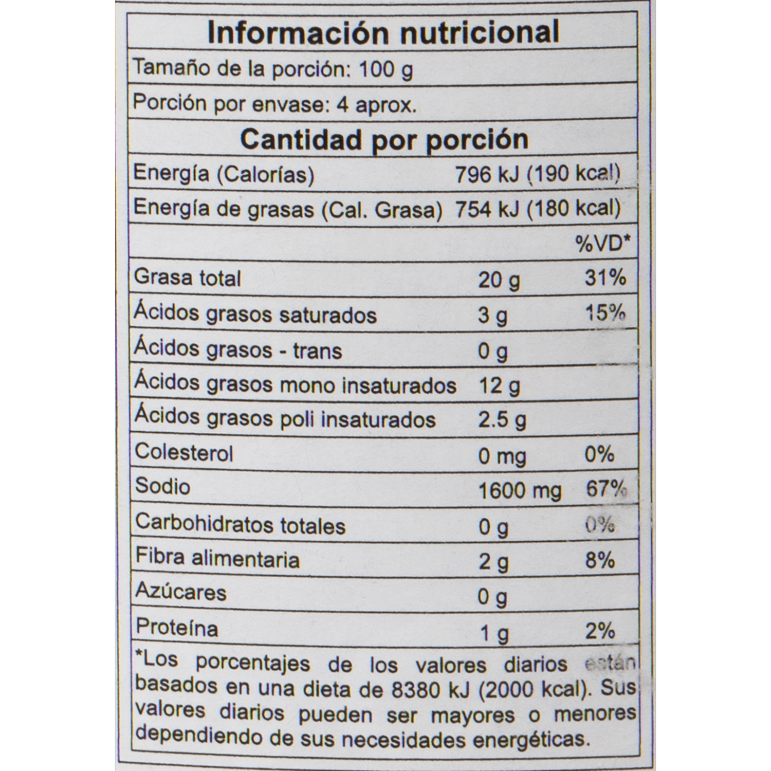 Aceitunas Gordal Con Ajo Y Pimiento Rojo LA SOTA 420 G