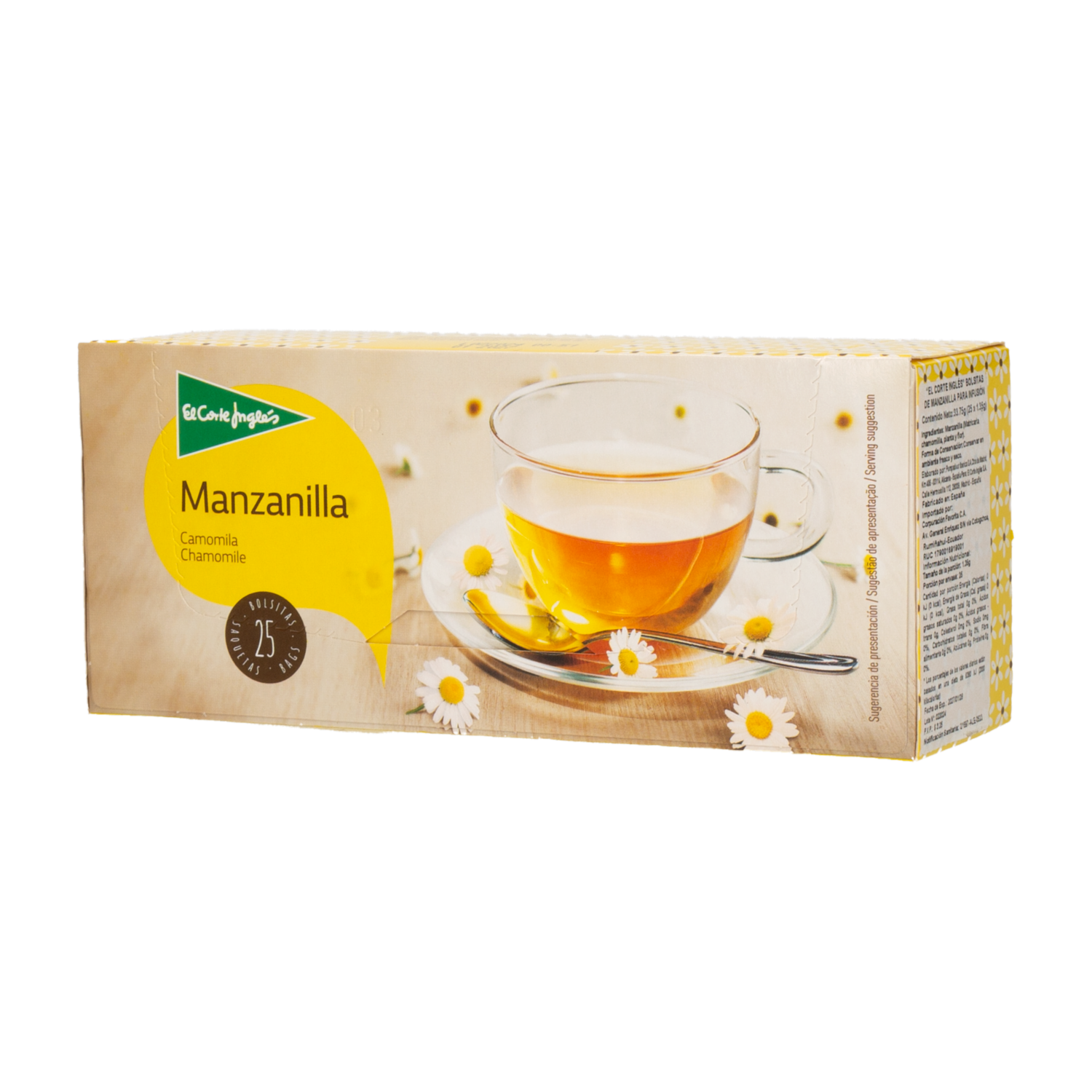 Infusión De Manzanilla EL CORTE INGLÉS 33.75 G