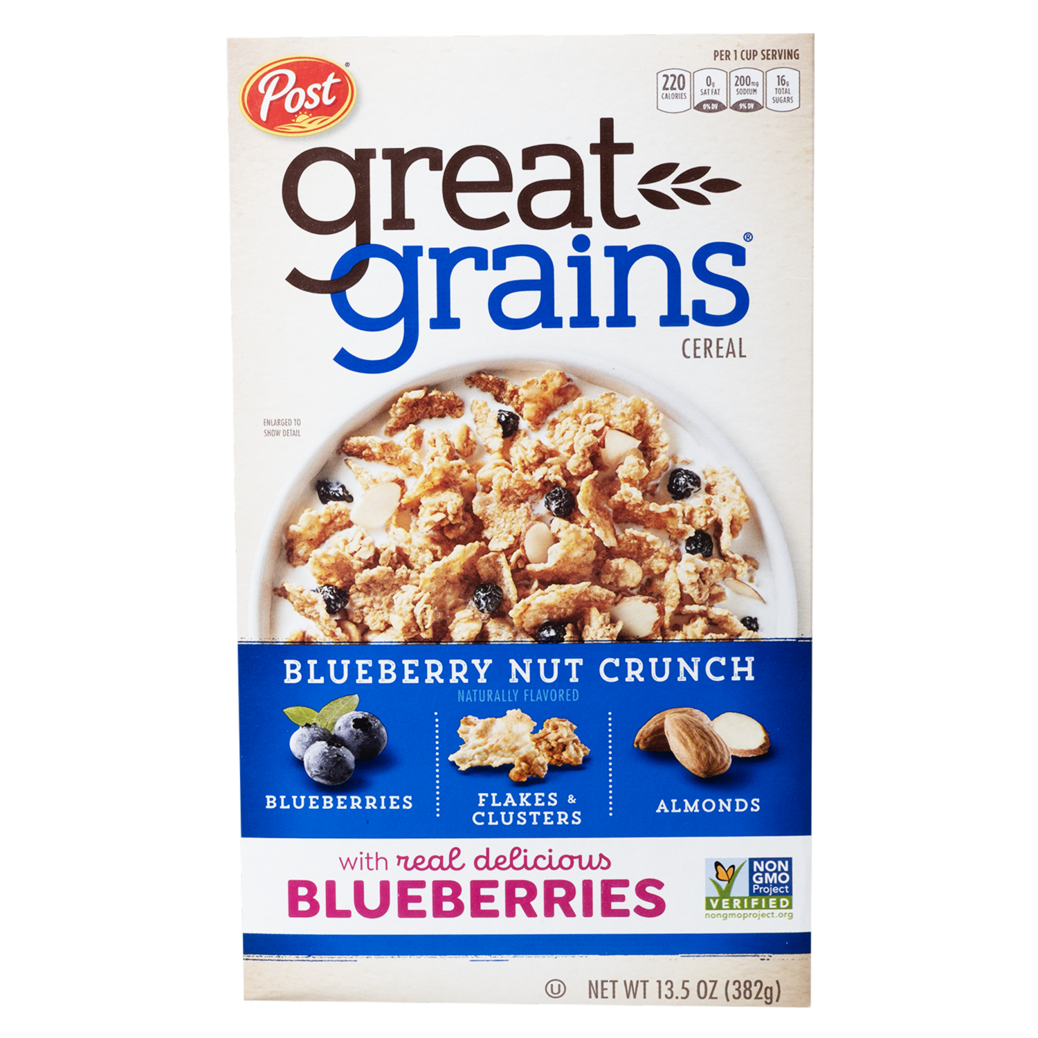 Cereal Con Nueces Arándanos Y Almendras POST 382 G