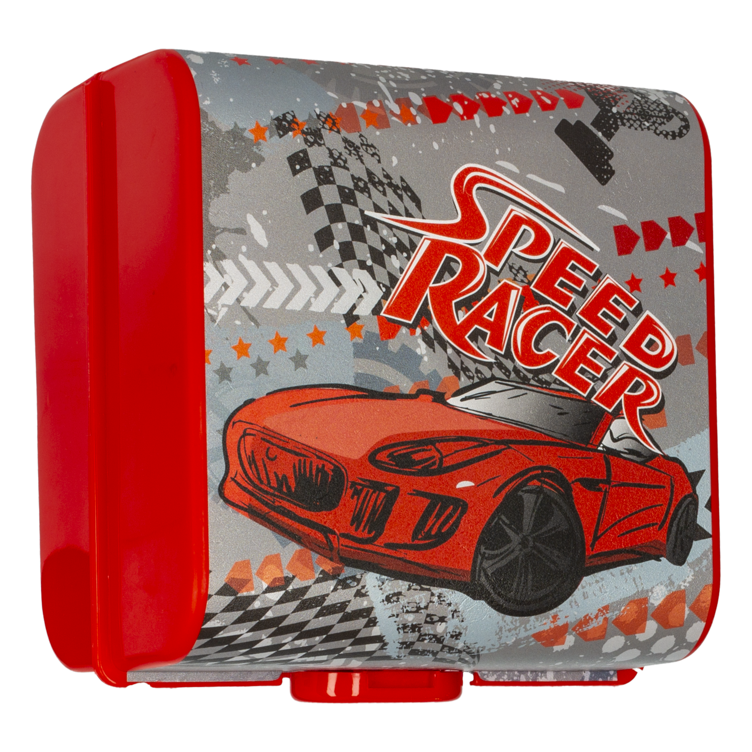 Repostero Hermético 3 Divisiones Y Cubierto Diseño Auto Rojo HEREVIN X 3 Piezas