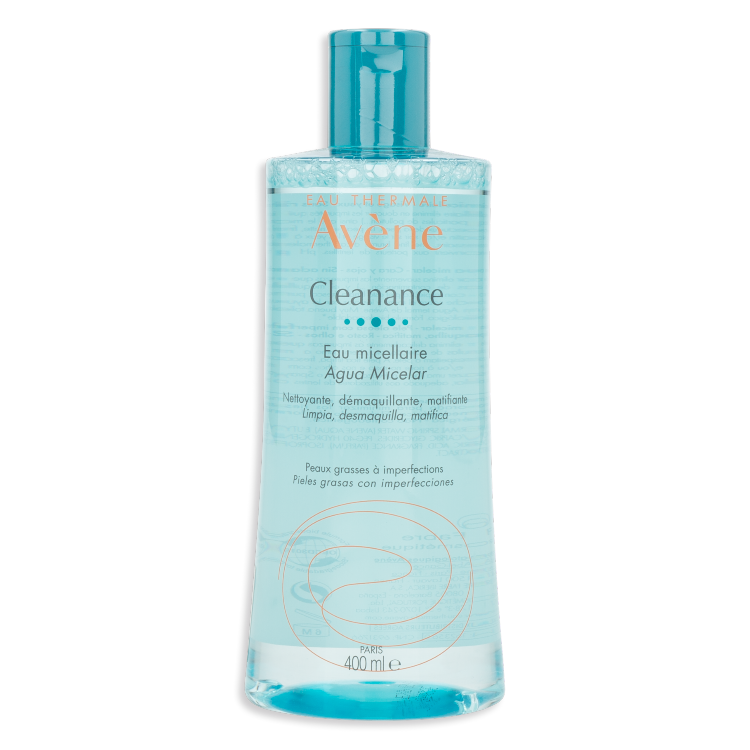 Agua Micelar Cleanance Para Piel Grasa AVÈNE 400 Ml