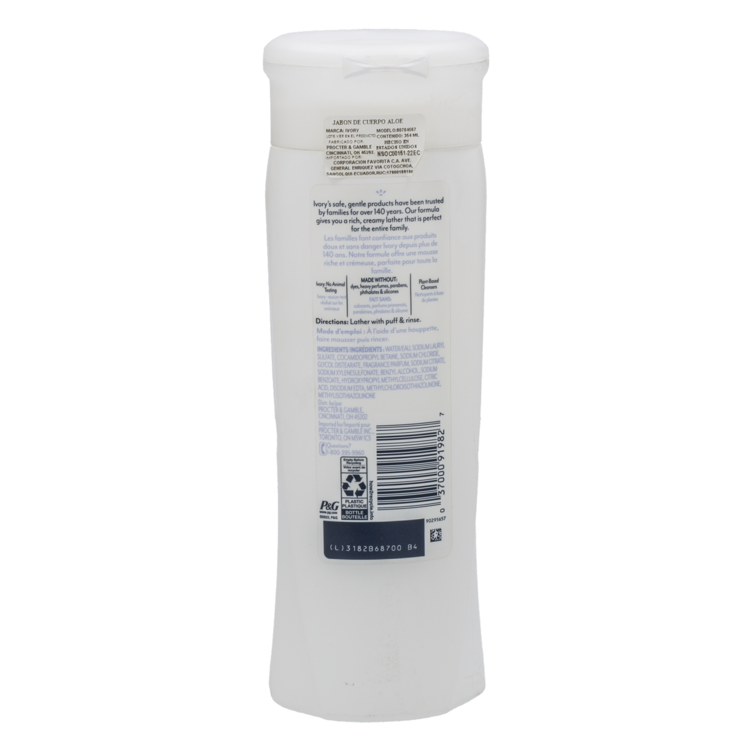 Body Wash Con Aloe Vera FEBREZE 354 Ml