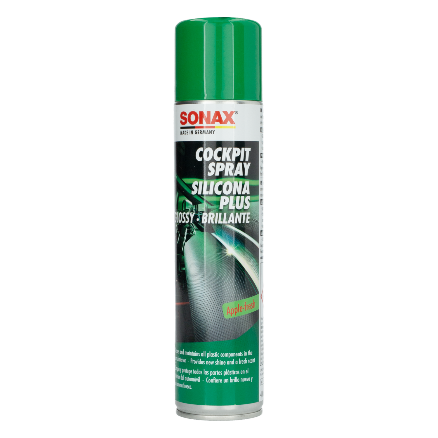 Silicona Automotriz Brillante Fragancia Manzana SONAX 400.00ml