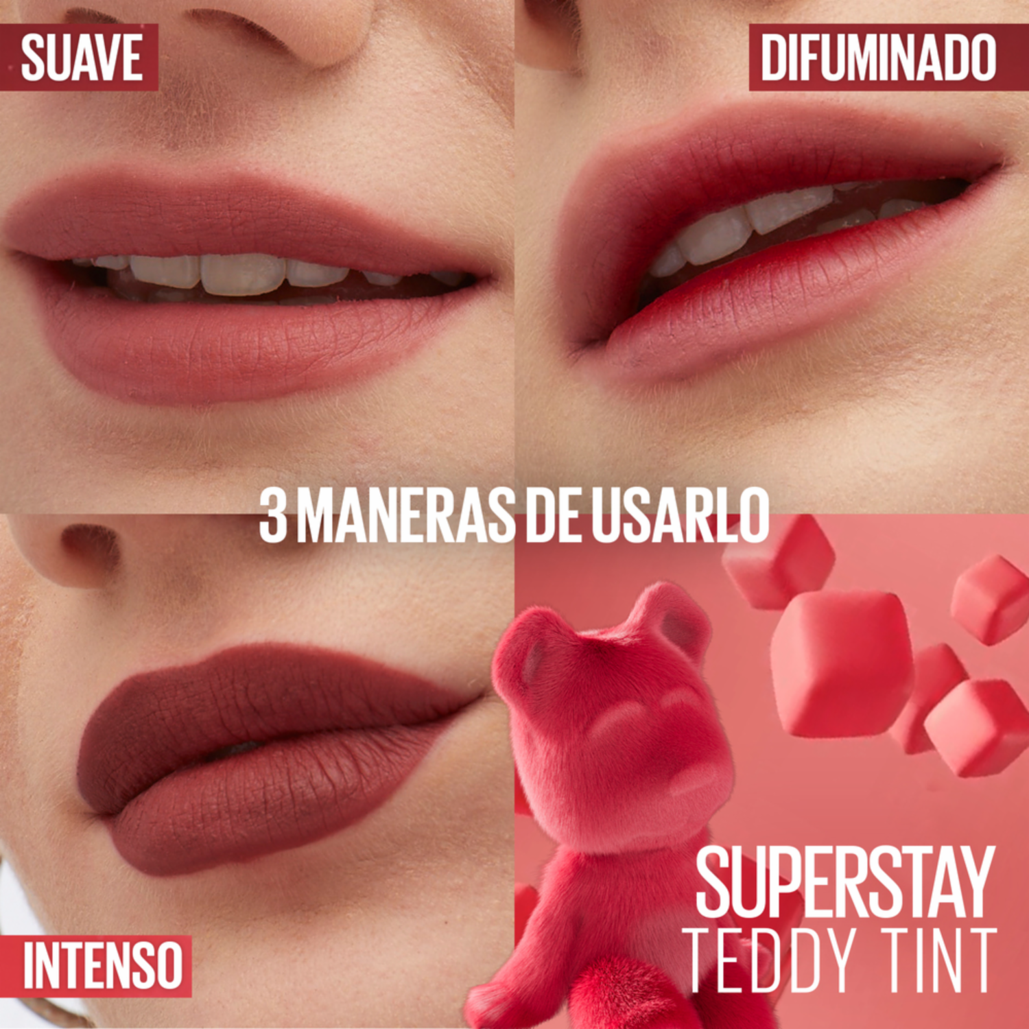 Labial Líquido Teddy Tint MAYBELLINE NEW YORK