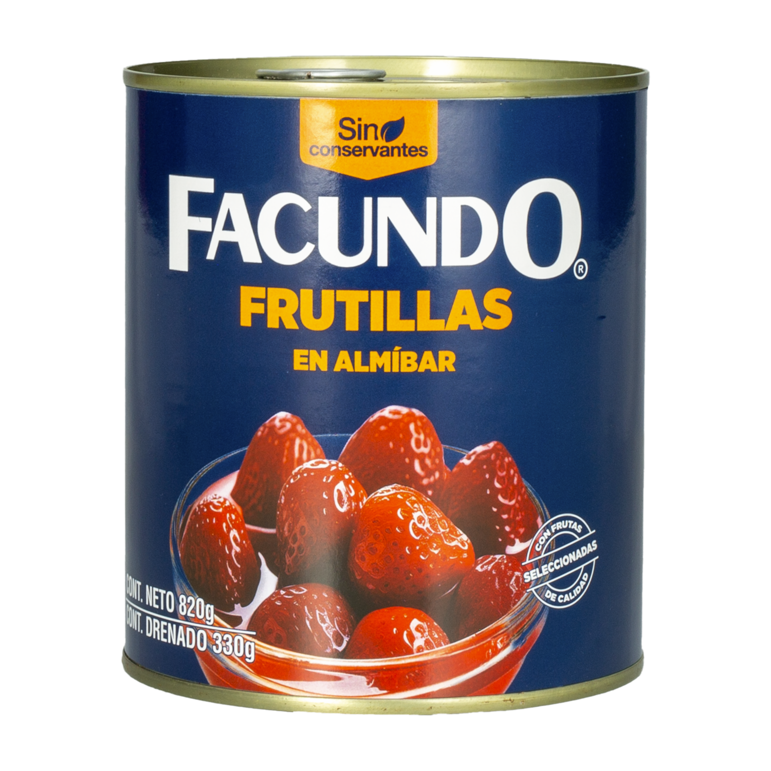 Frutillas En Almíbar FACUNDO 820  G