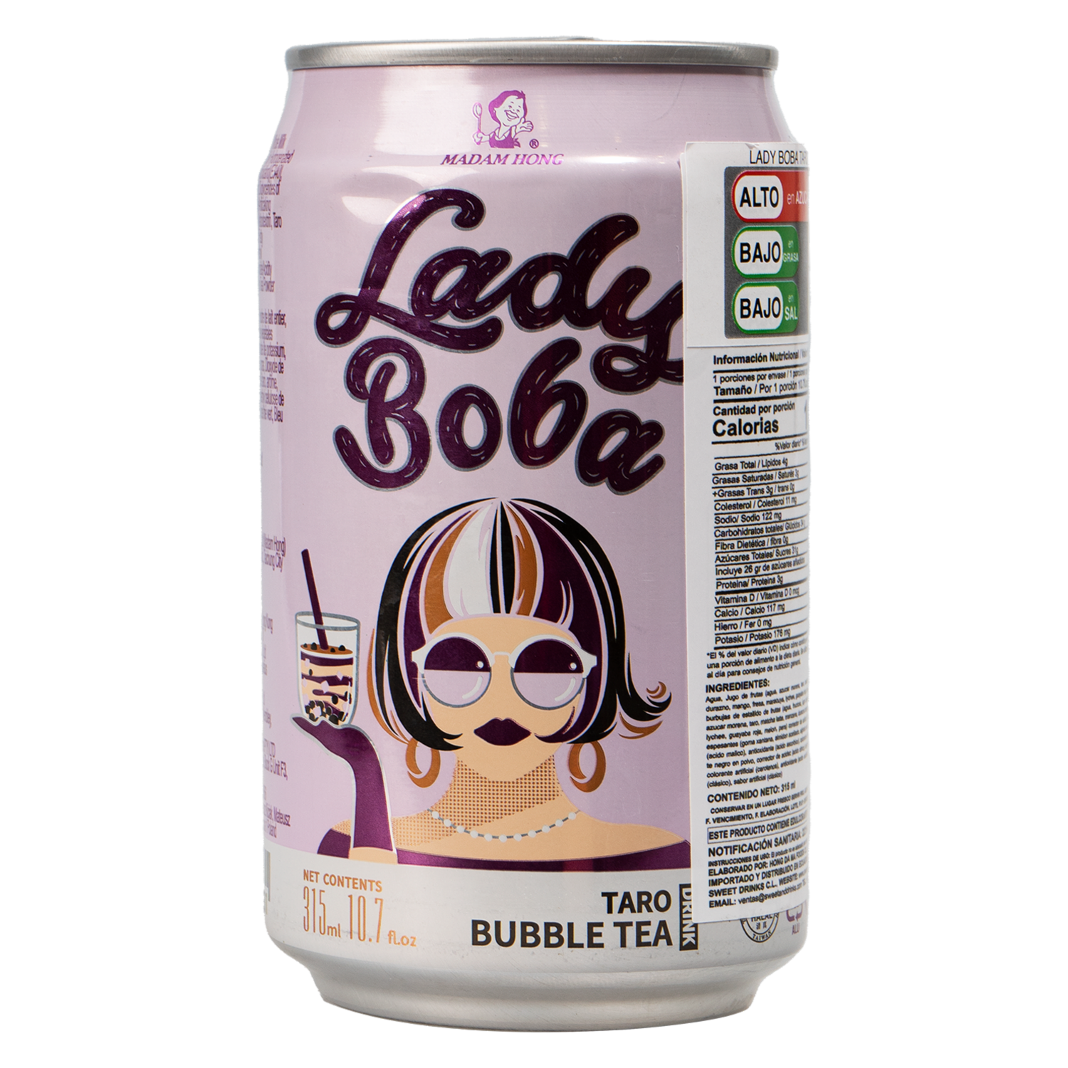 Bubble Tea Taro LADY BOBA 315 Ml