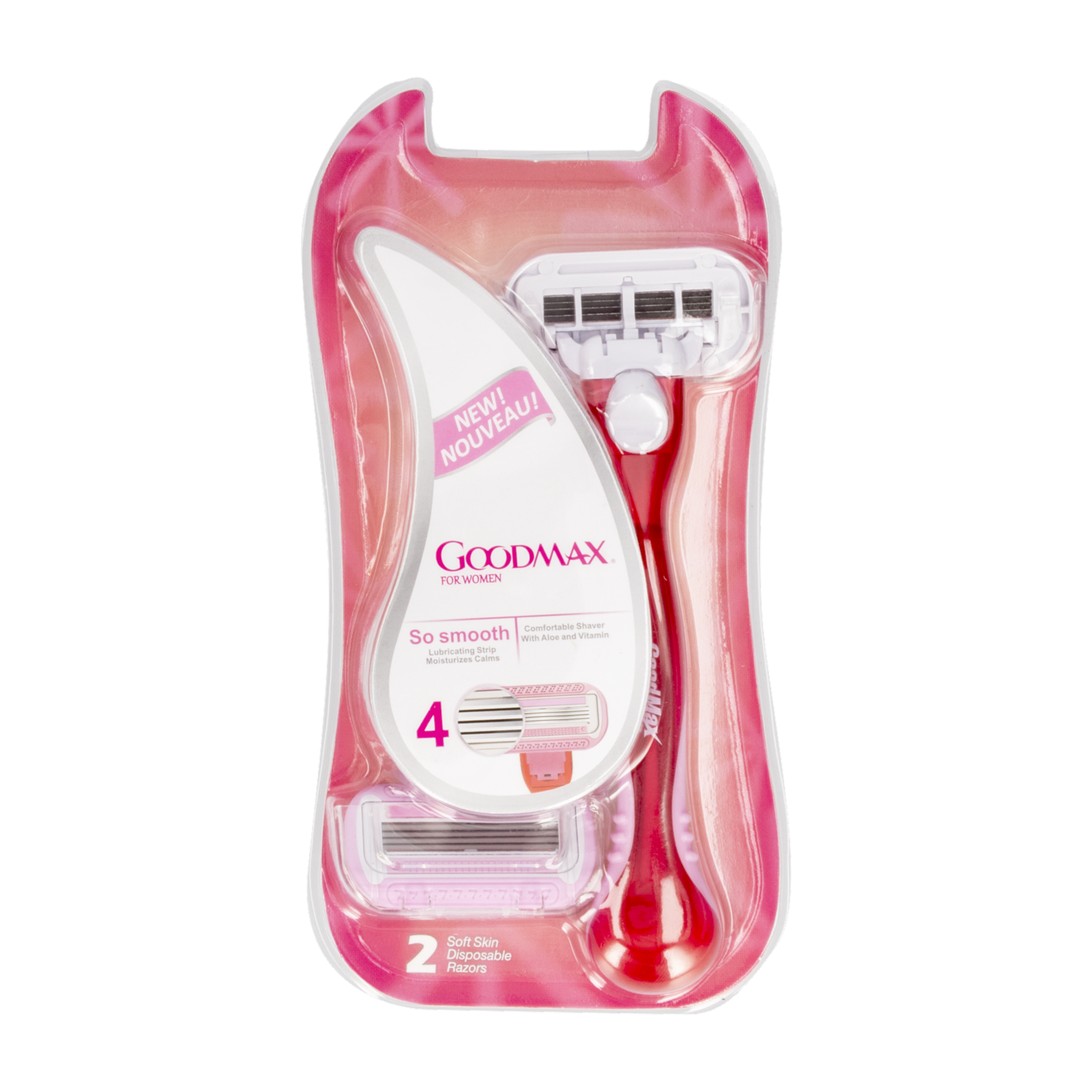 Rasuradora Cuatro Hojas GOODMAX X 2 Uds