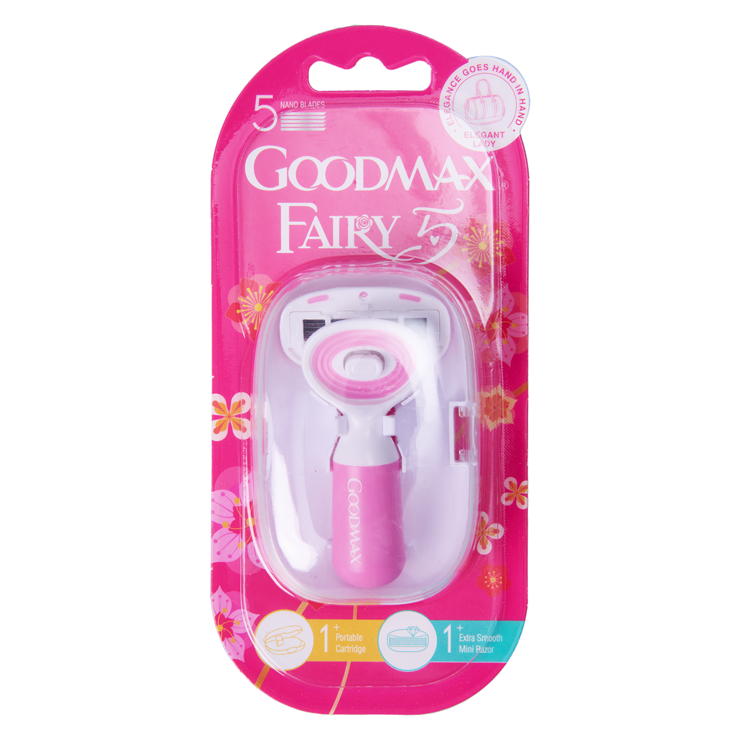 Rasuradora Con Repuesto Cuchilla De 5 Hojas Extra Suave GOODMAX FAIRY 5 1 Unidad
