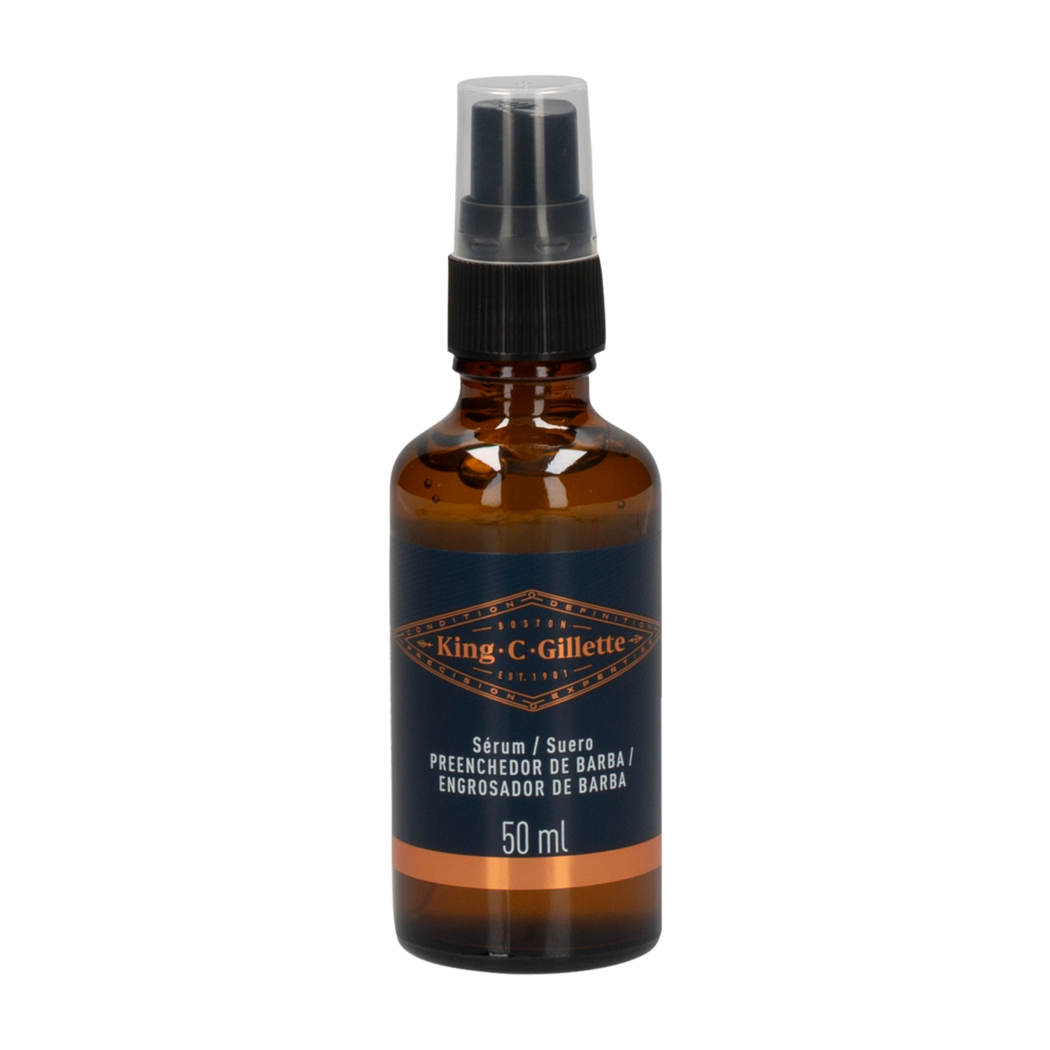 Sérum Para Barba Con Complejo De Vitamina B Y Cafeína KING C GILLETTE 50 Ml
