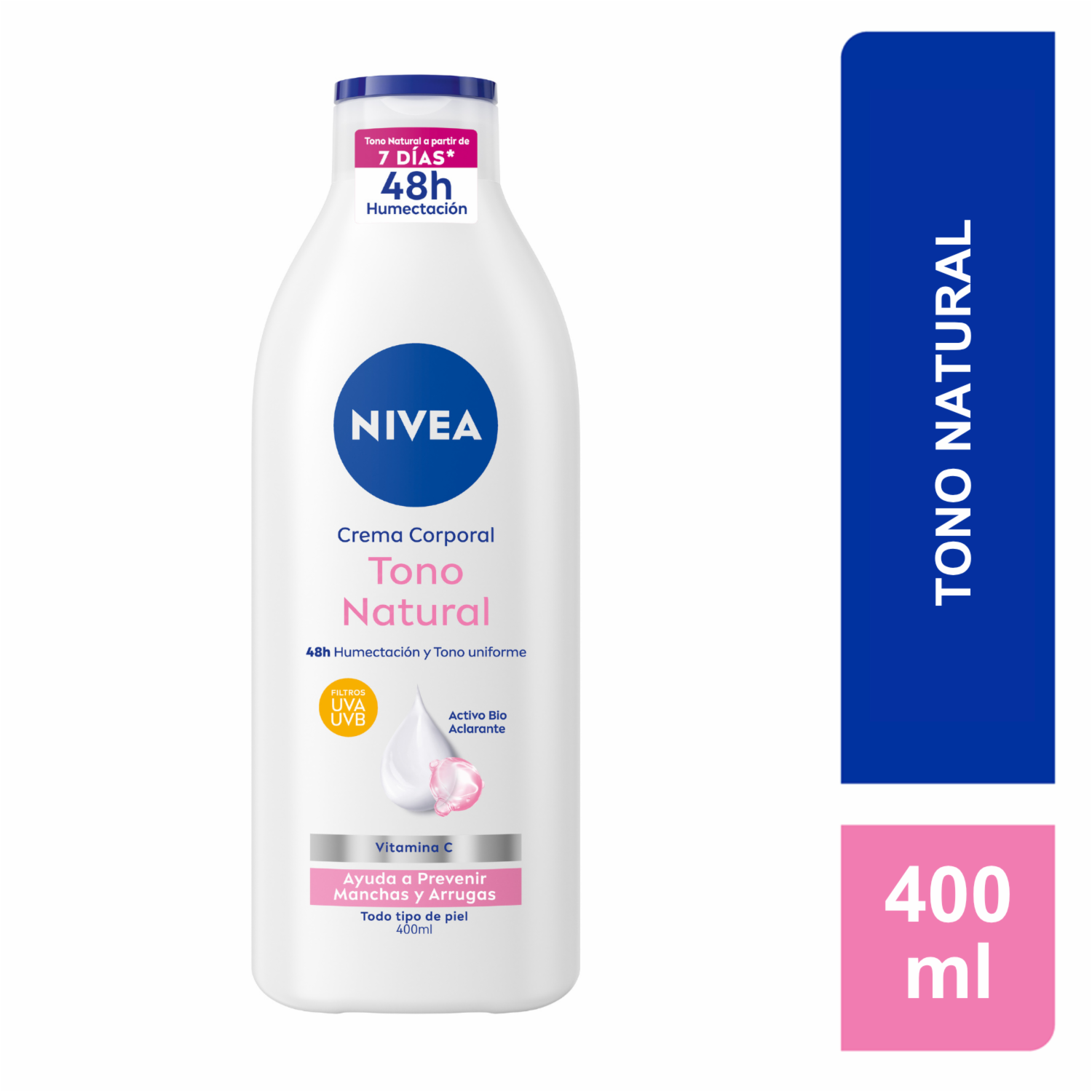Crema Corporal Tono Natural NIVEA 400 Ml