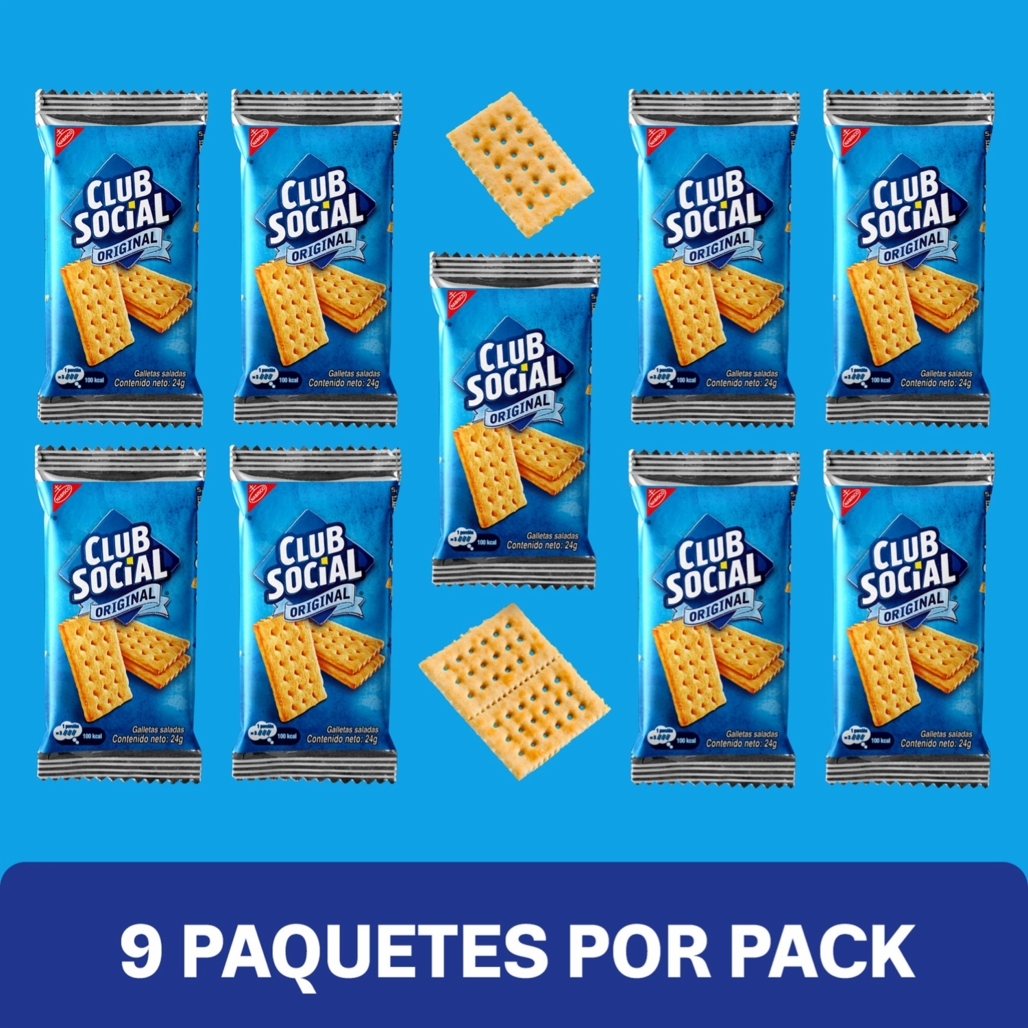 Galletas De Sal Sabor Original CLUB SOCIAL 216 G