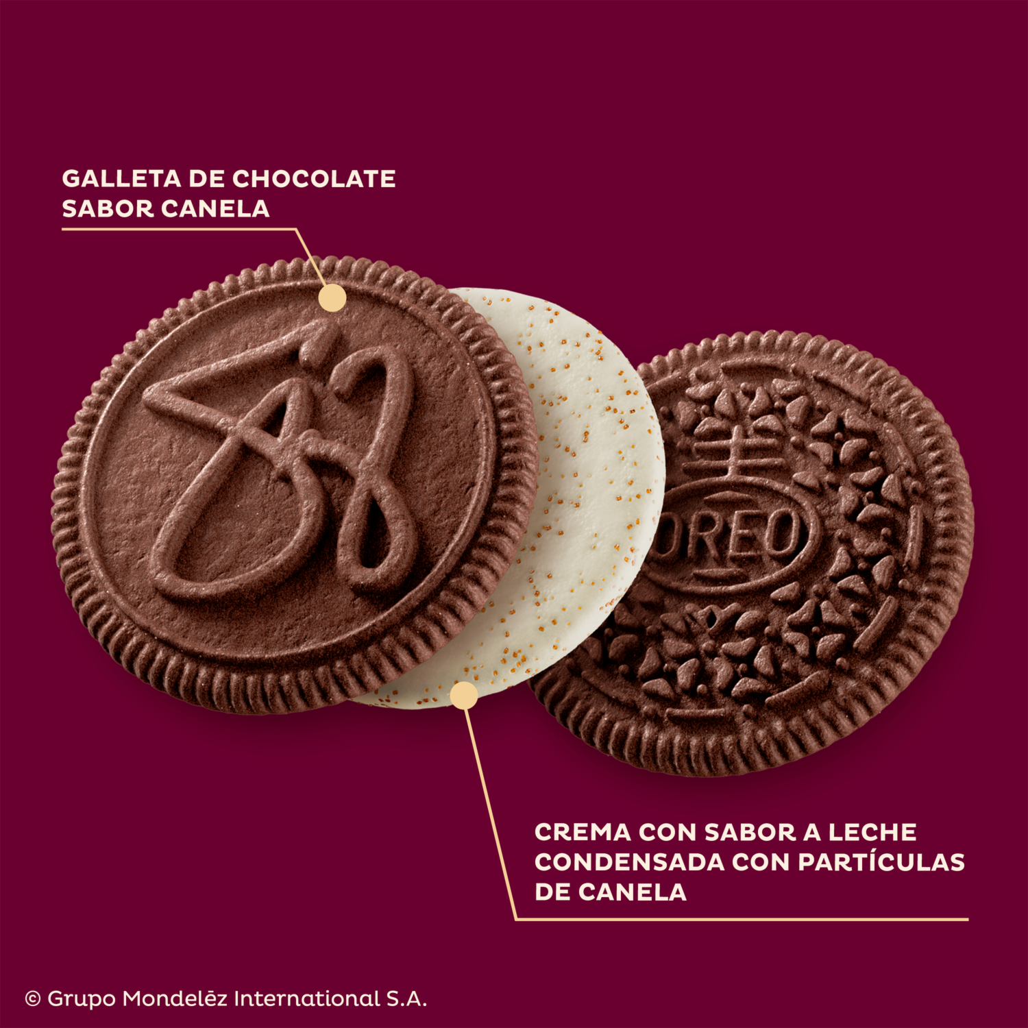 Galletas Dulces De Chocolate Sabor A Canela Selena Gomez OREO 432 G