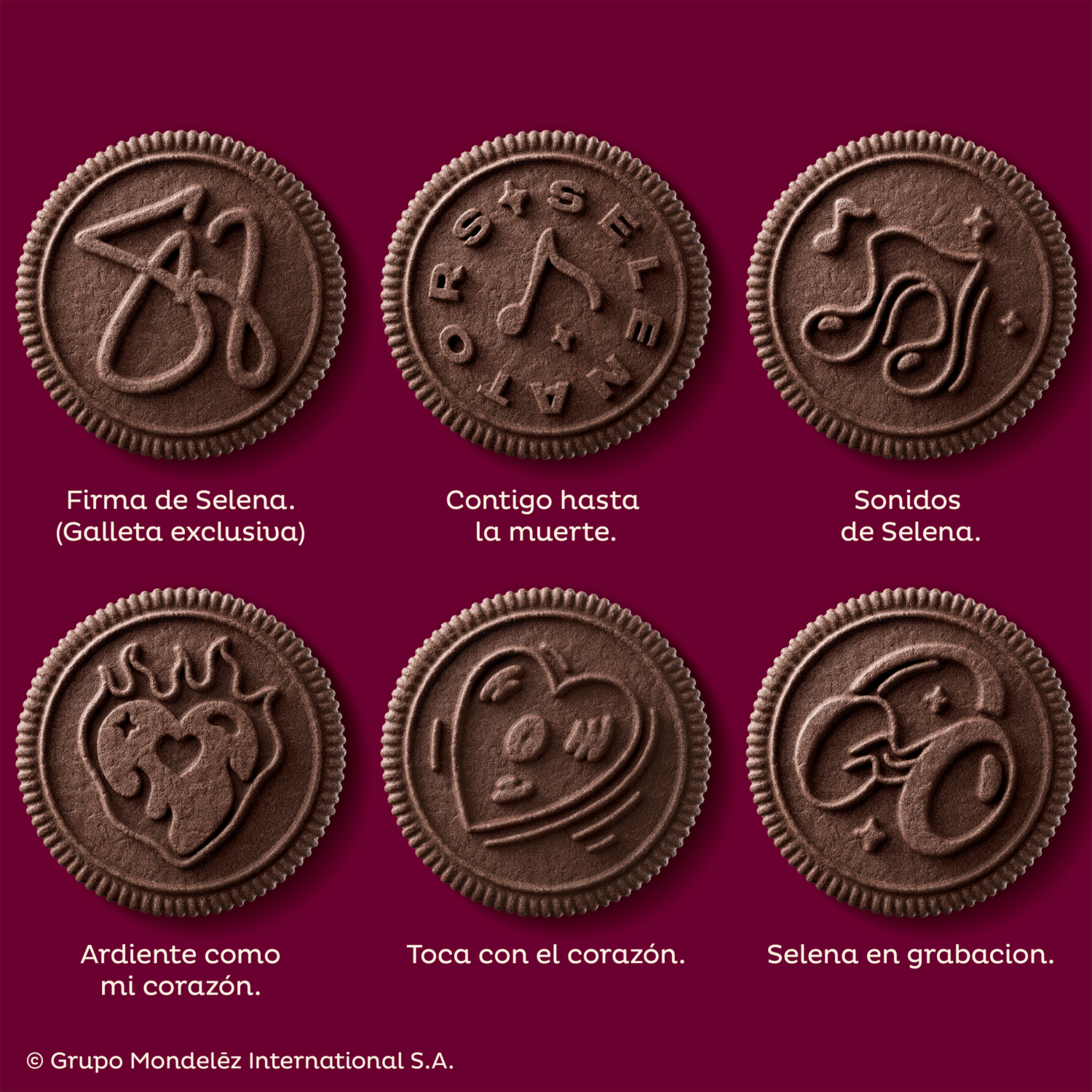 Galletas Dulces De Chocolate Sabor A Canela Selena Gomez OREO 432 G