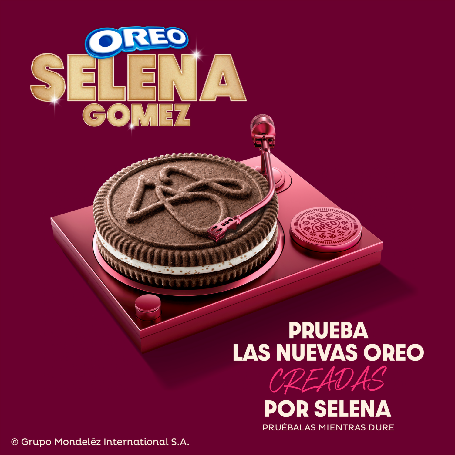 Galletas Dulces De Chocolate Sabor A Canela Selena Gomez OREO 135 G