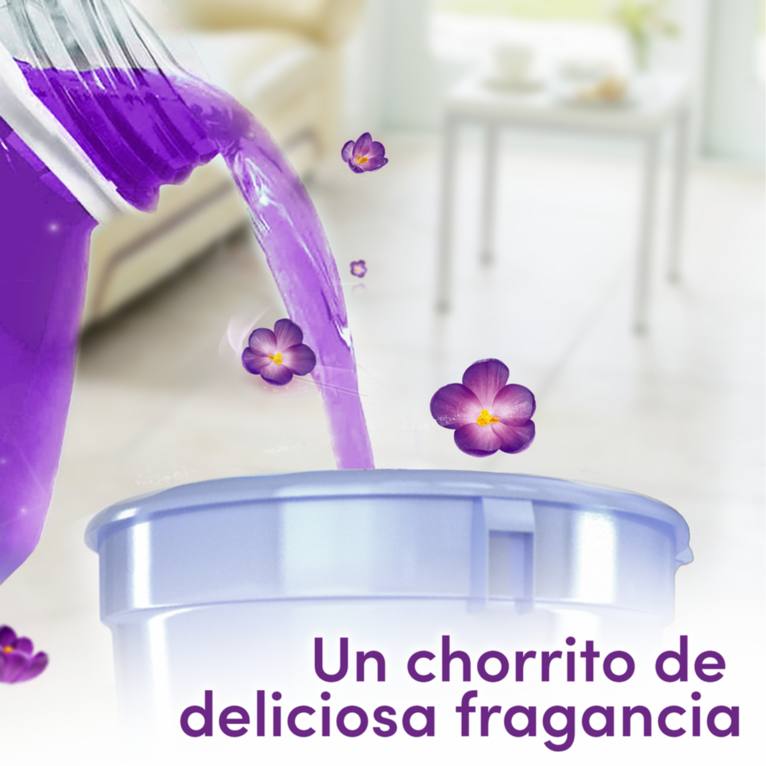 Limpiador Líquido Antibacterial Desinfectante Lavanda FABULOSO 500 Ml