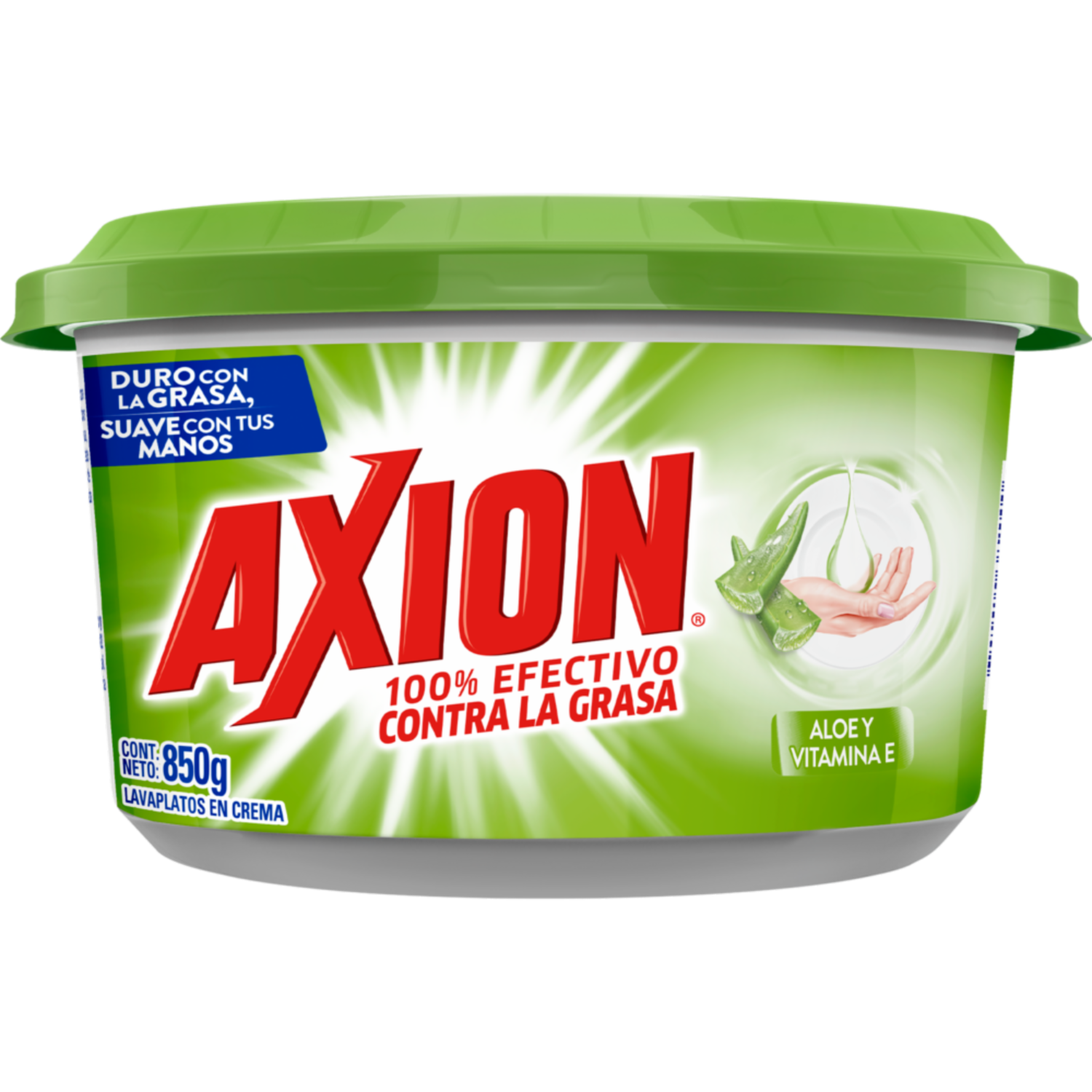 Lavavajilla En Crema Aloe Y Vitamina E AXION 850 G
