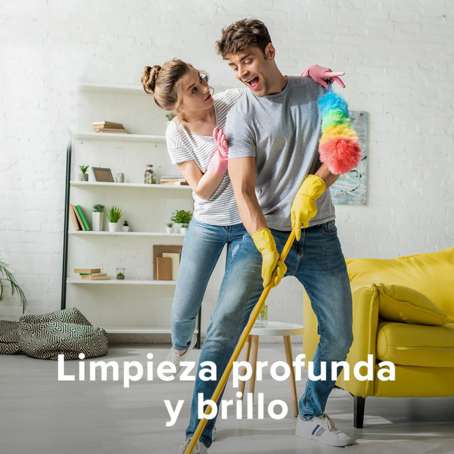 Limpiador Líquido Antibacterial Desinfectante Bicarbonato Naranja Y Limón AJAX 3000 Ml