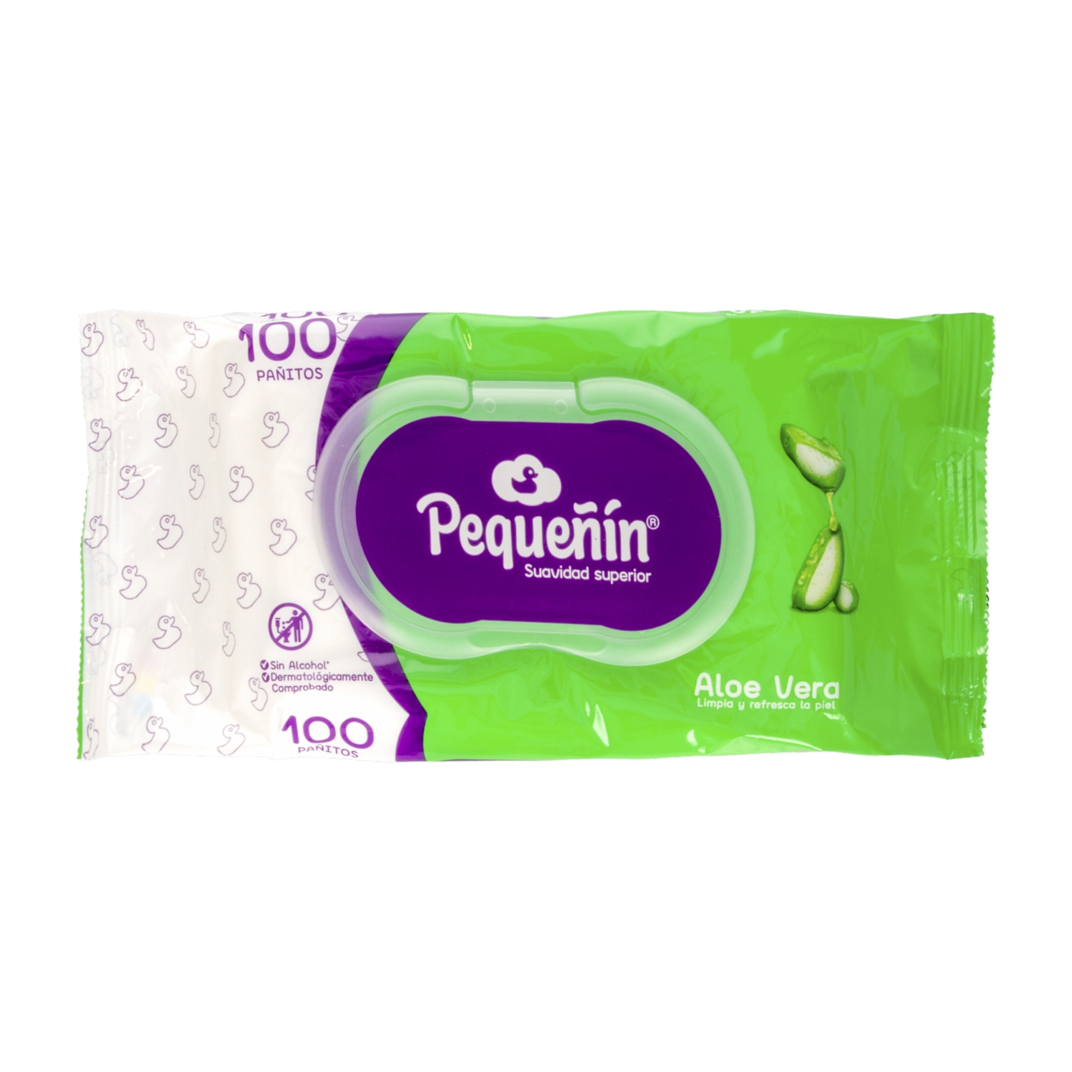 Pañitos Húmedos Aloe Natural PEQUEÑÍN X 100 Uds