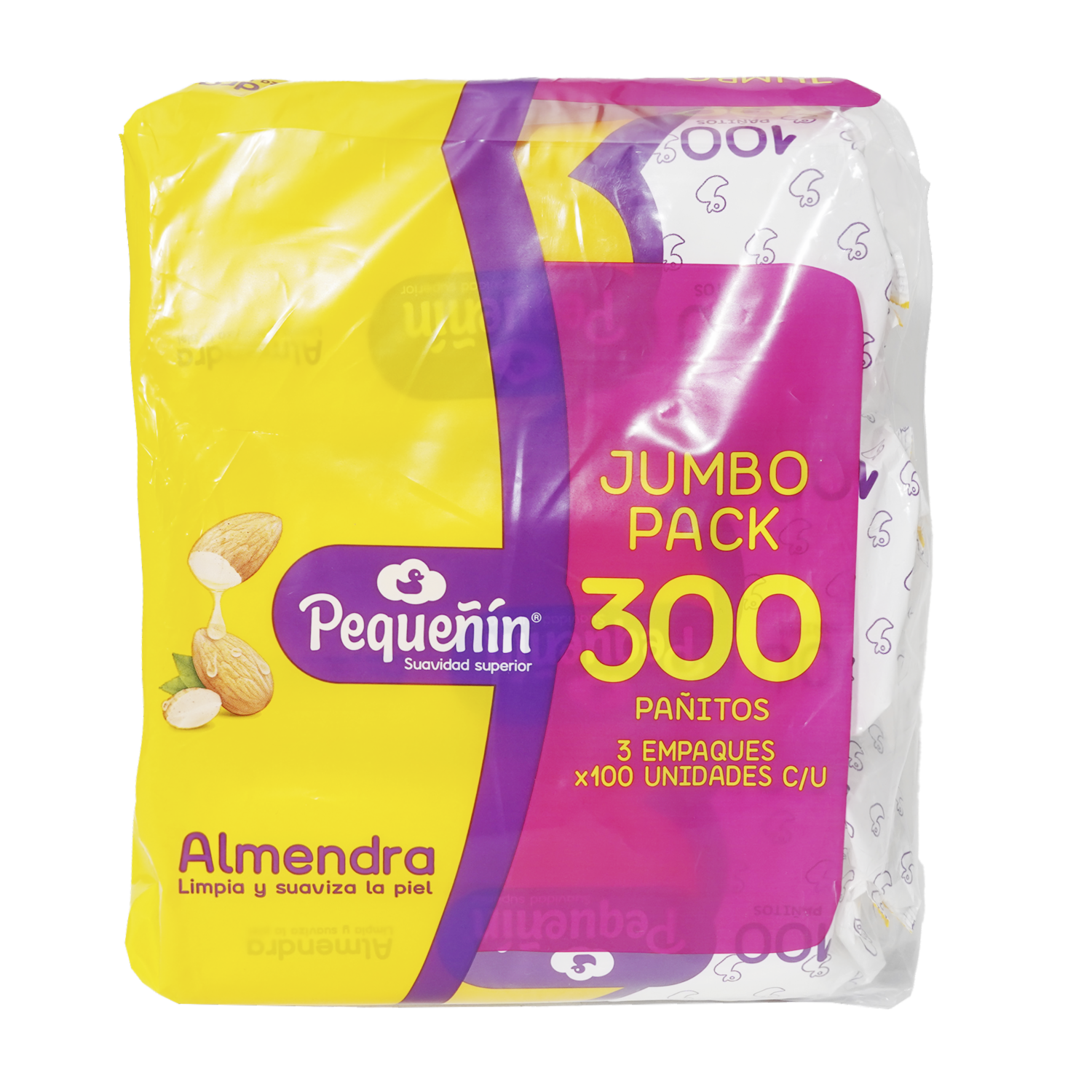 Pañitos Húmedos Almendra PEQUEÑÍN X 300 Uds