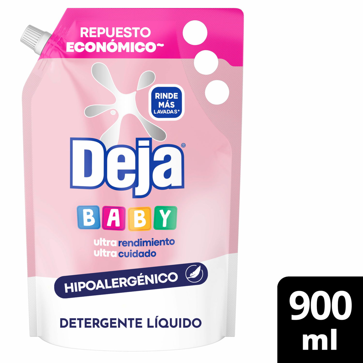 Detergente Líquido Baby Hipoalergénico DEJA 900 Ml