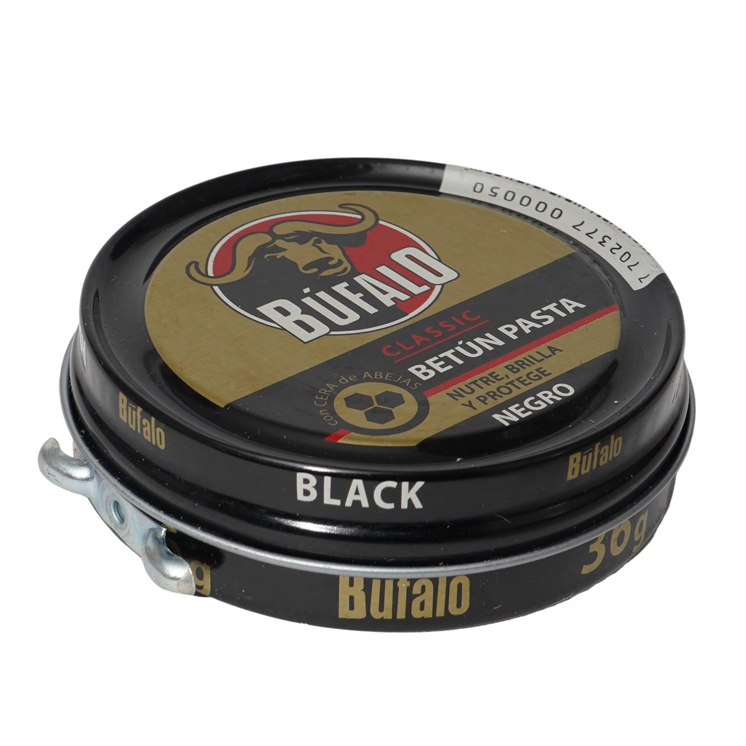Betún Pasta Con Cera De Abejas Negro Classic BÚFALO 36 G