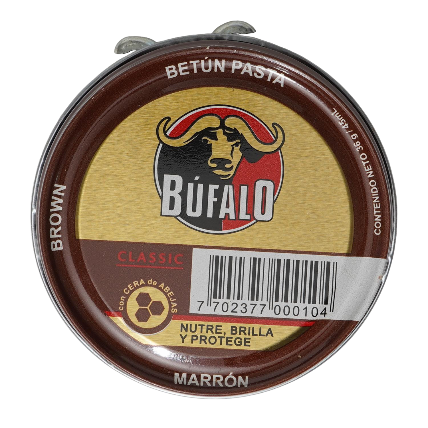 Betún Pasta Con Cera De Abejas Marrón Classic BÚFALO 36 G