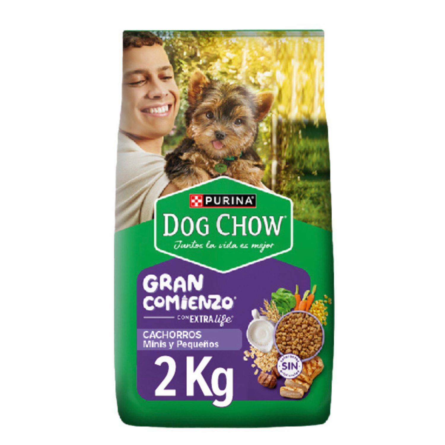 Alimento Para Perros Cachorros Minis Y Pequeños PURINA DOG CHOW 2 Kg