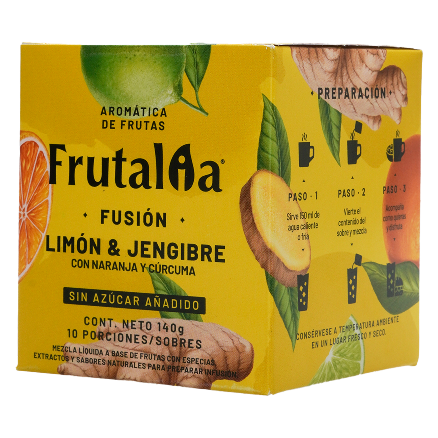 Té Limón Jengibre Naranja Y Cúrcuma FRUTALIA 140 G
