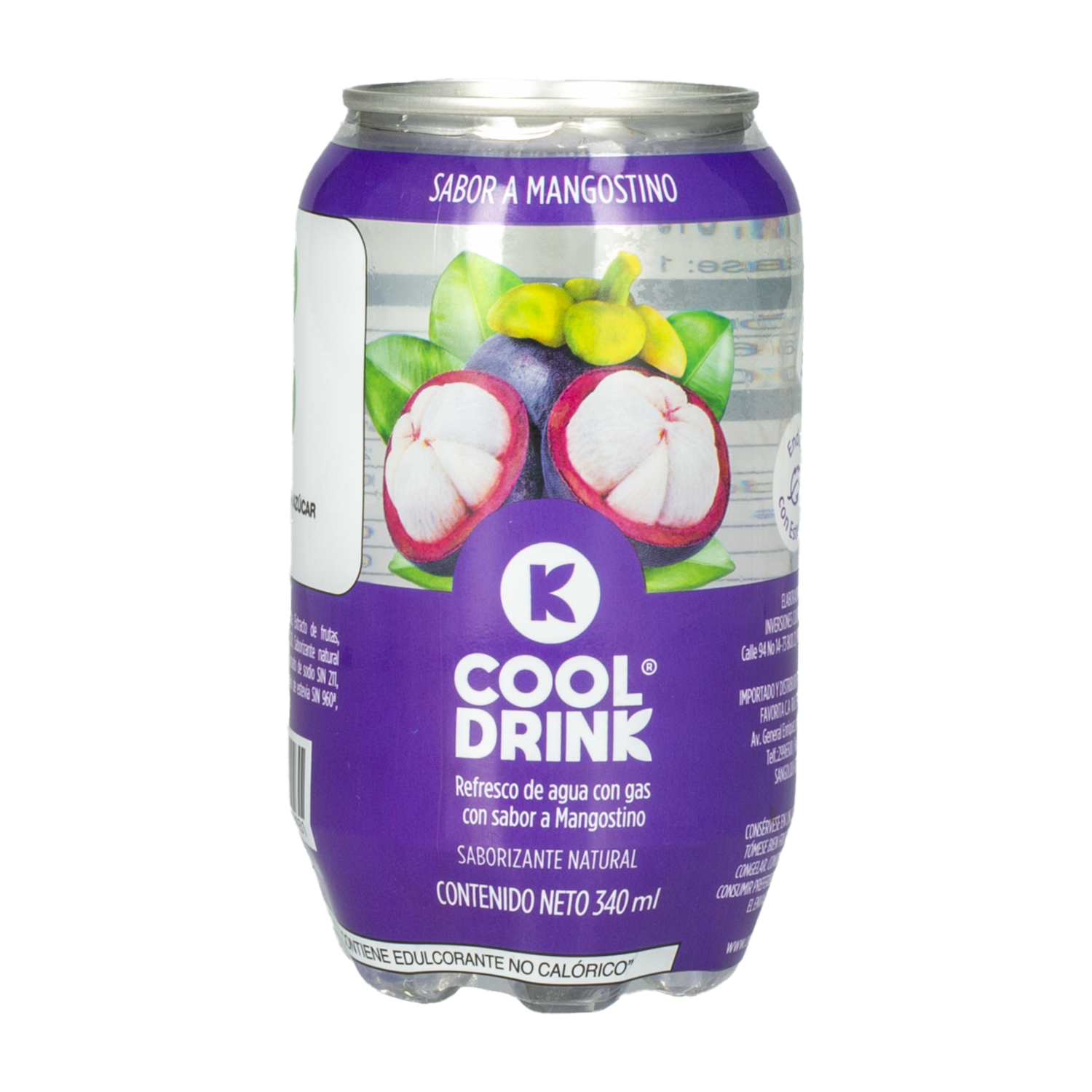 Refresco De Agua Sabor A Mangostino COOL DRINK 340 Ml