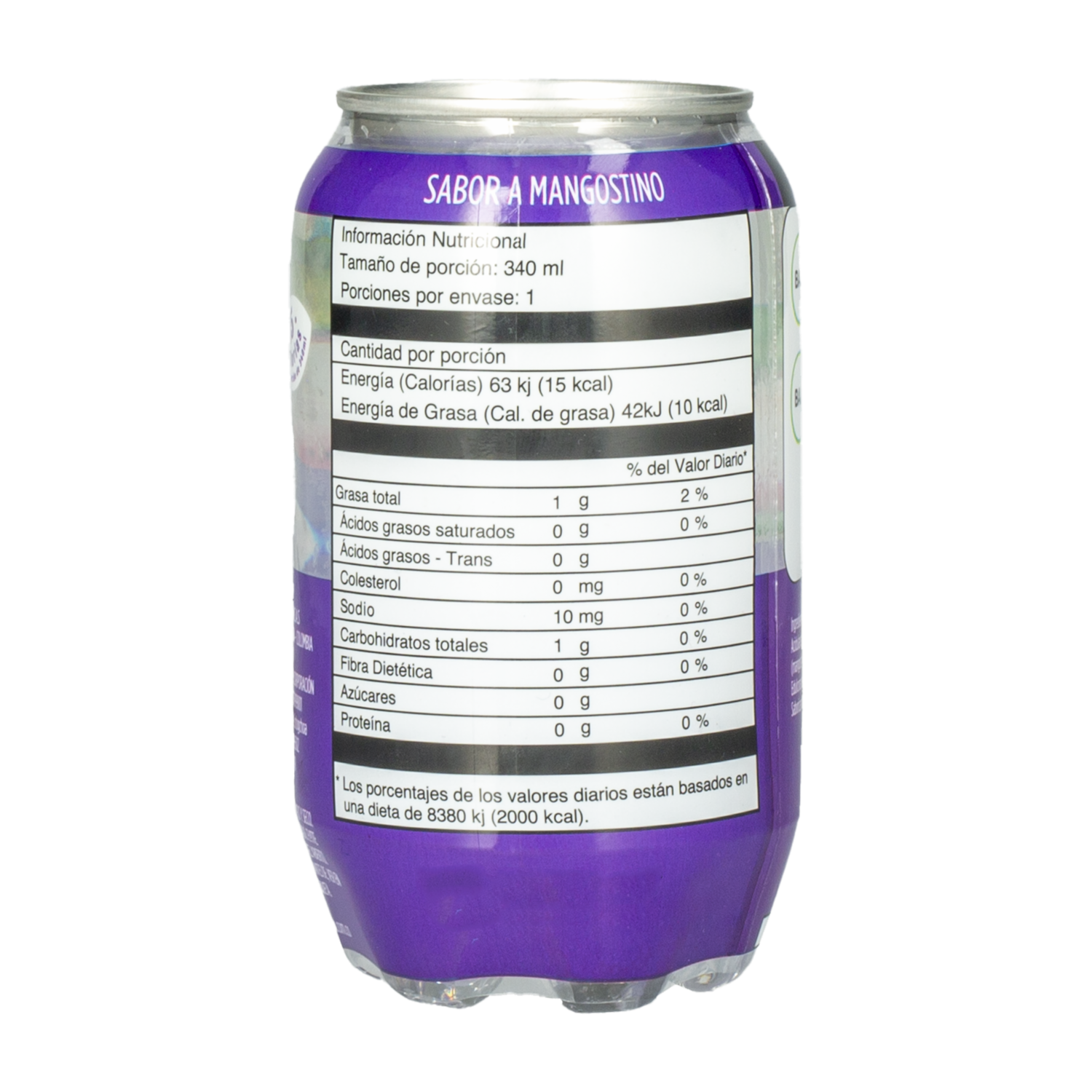 Refresco De Agua Sabor A Mangostino COOL DRINK 340 Ml