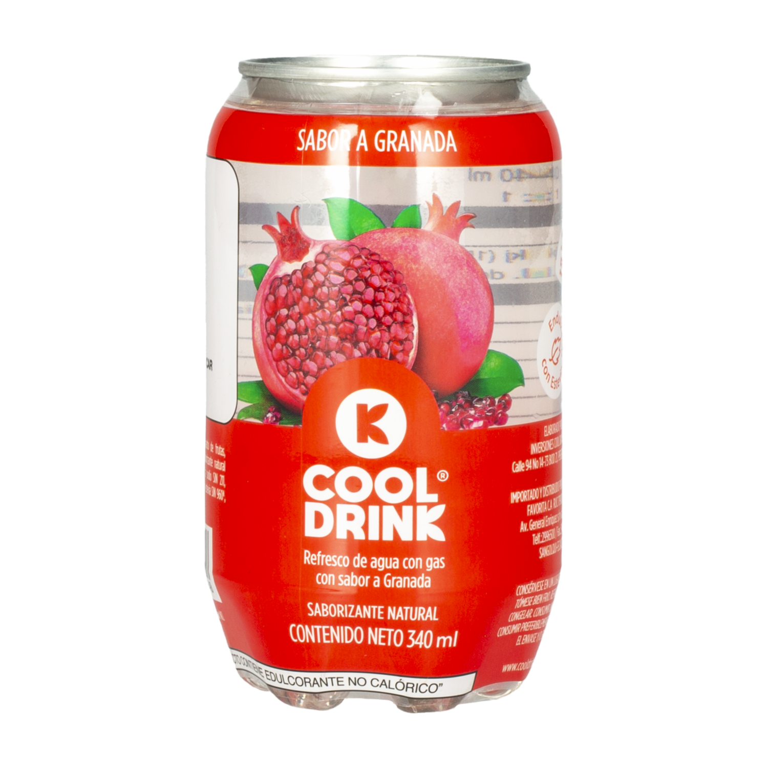 Refresco De Agua Sabor A Granada COOL DRINK 340 Ml