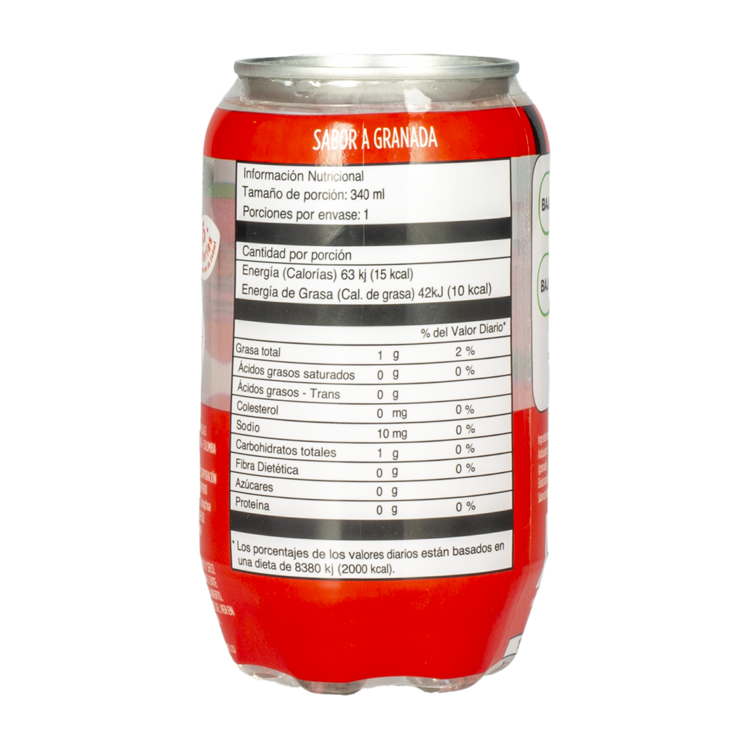 Refresco De Agua Sabor A Granada COOL DRINK 340 Ml