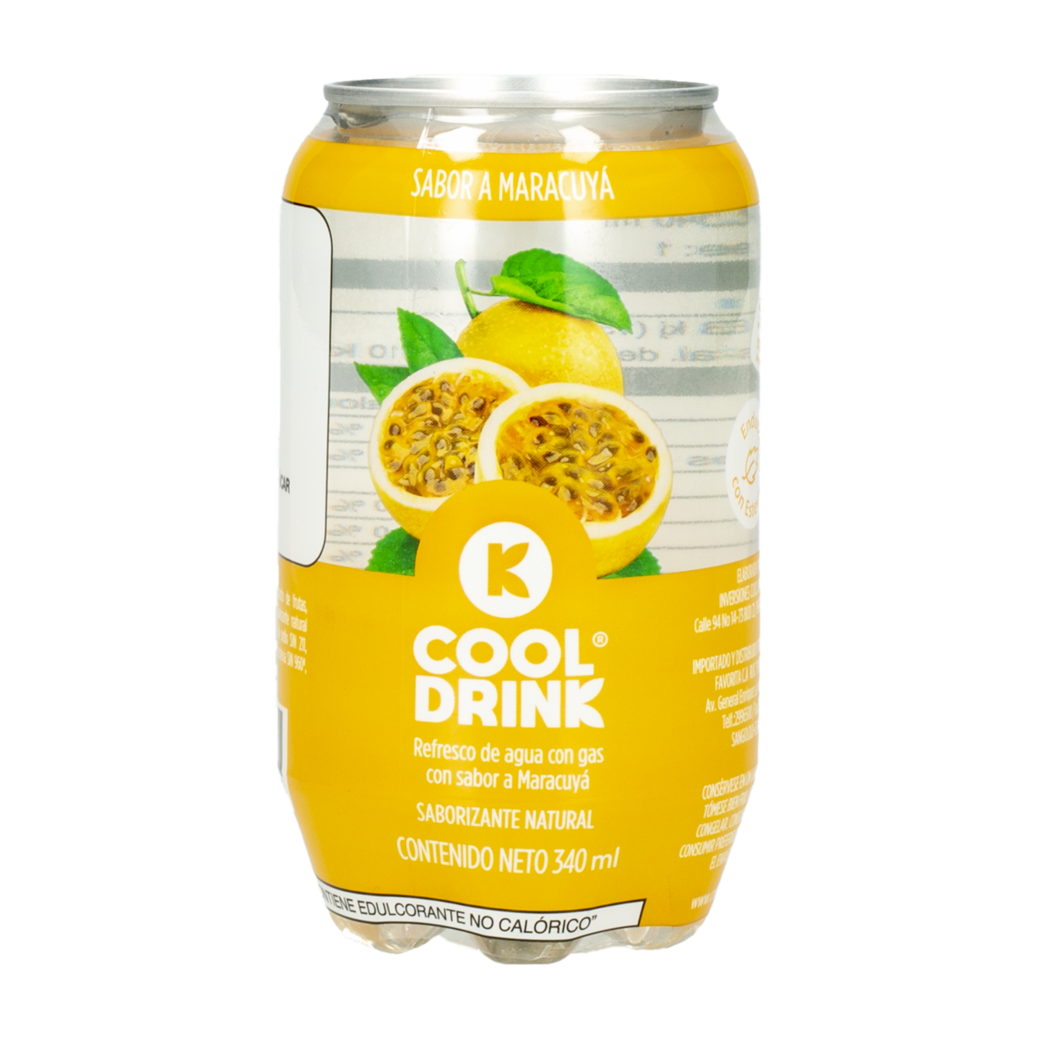 Refresco De Agua Sabor A Maracuyá COOL DRINK 340 Ml