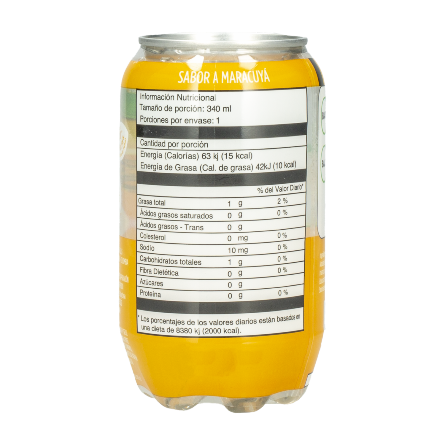 Refresco De Agua Sabor A Maracuyá COOL DRINK 340 Ml