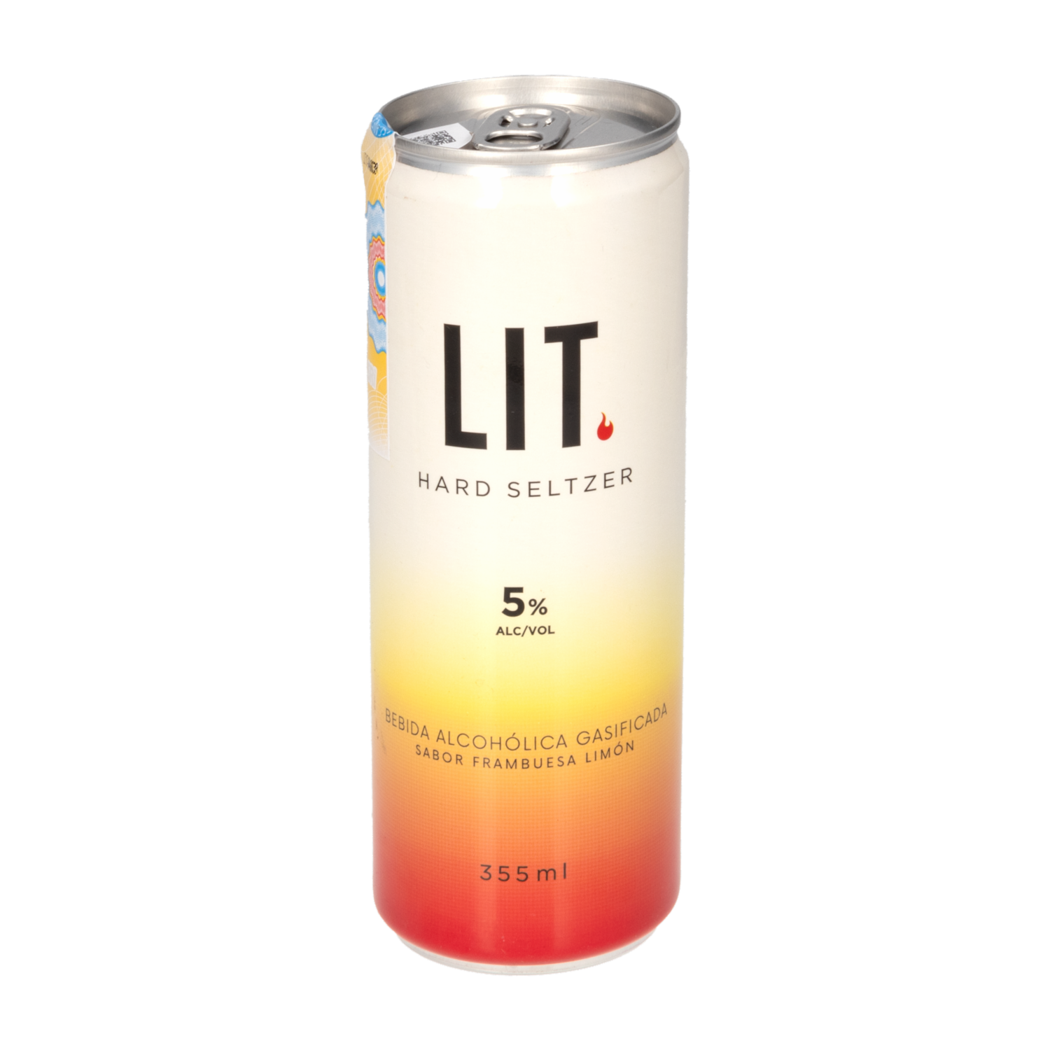 Coctel Sabor A Frambuesa Y Limón LIT HARD SELTZER 355 Ml