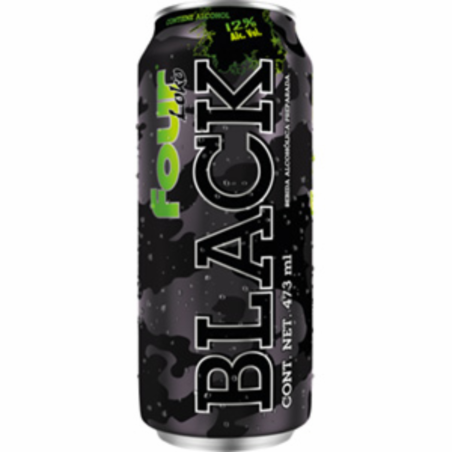 Bebida Alcohólica Black FOUR LOKO 473 Ml