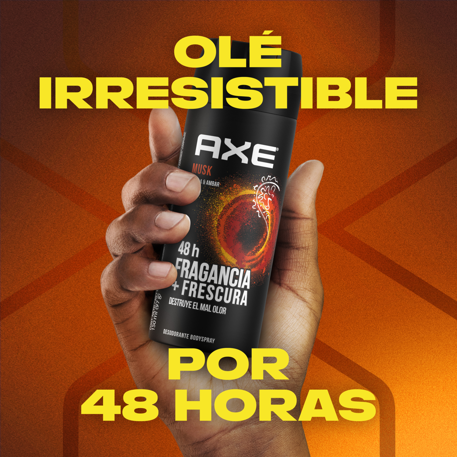 Desodorante En Aerosol Musk AXE 150 Ml