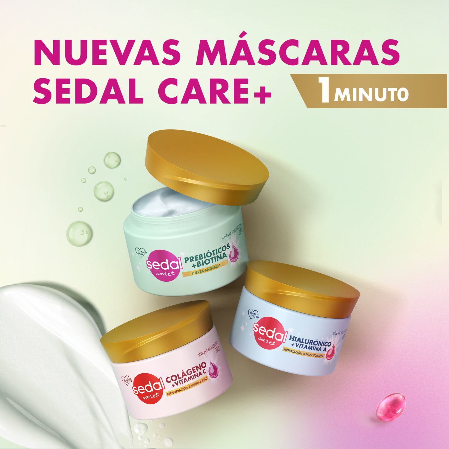 Tratamiento Capilar Prebiótico Con Biotina SEDAL 300 G