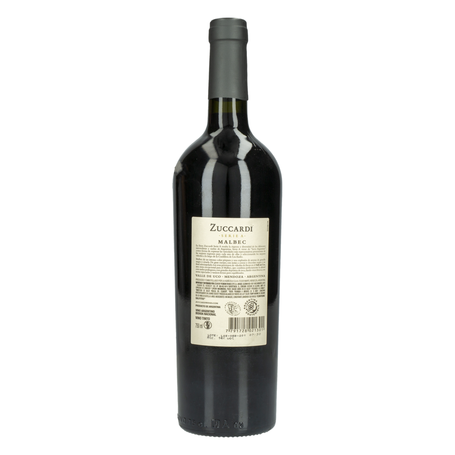 Vino Tinto Serie Malbec ZUCCARDI 750 Ml