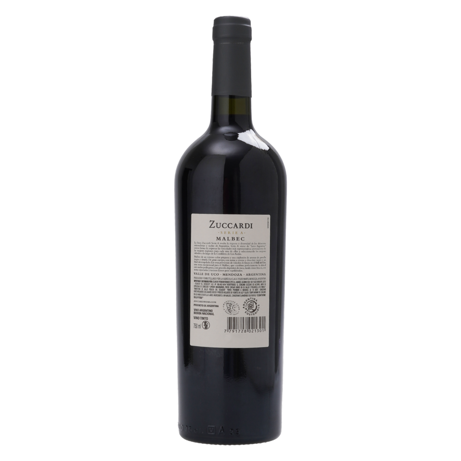 Vino Tinto Serie Malbec ZUCCARDI 750 Ml