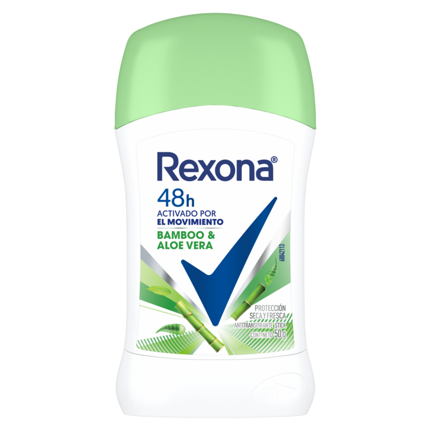 Desodorante En Barra Para Dama Bamboo Y Aloe Vera REXONA 50 G