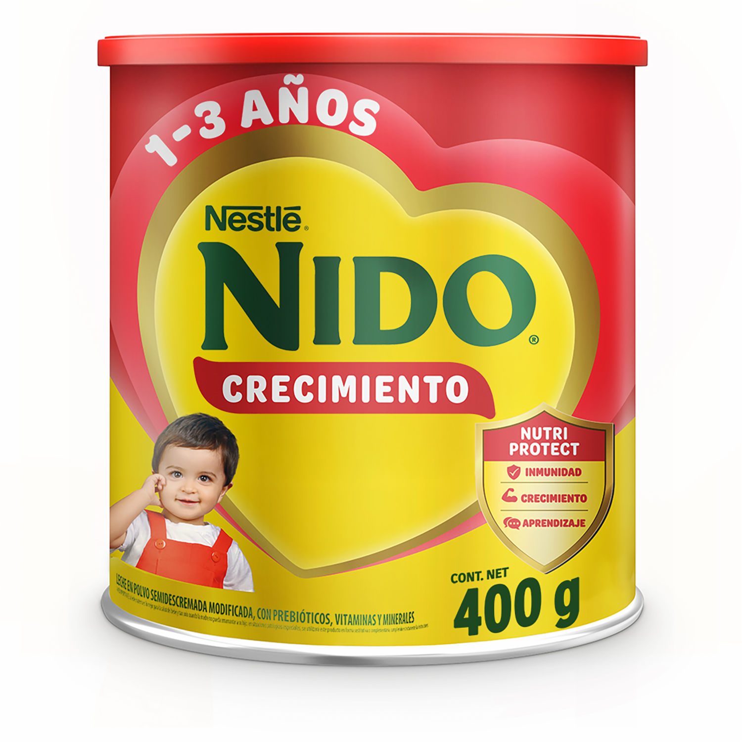Suplemento Infantil Prebio 1 Dha NIDO 400 G