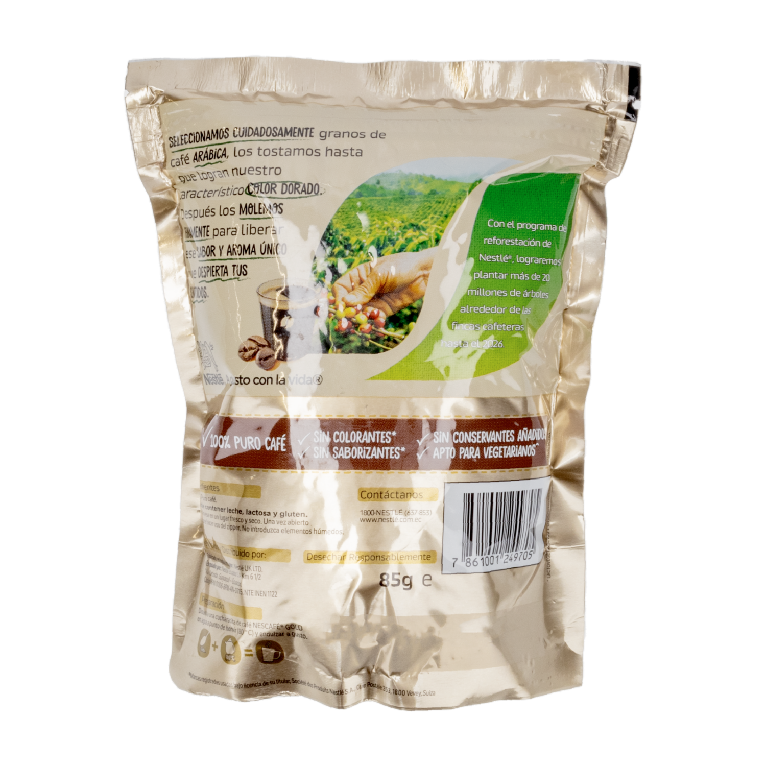 Café Instantáneo Gold NESCAFÉ 85 G